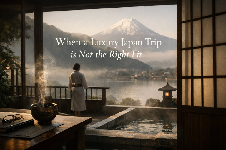When Luxury Japan Trip Is Not The Right Fit